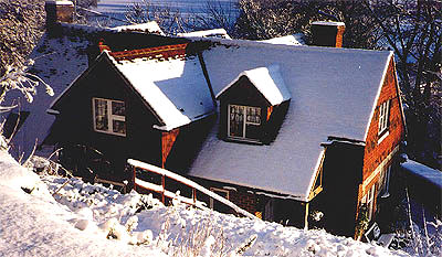 Our house in winter